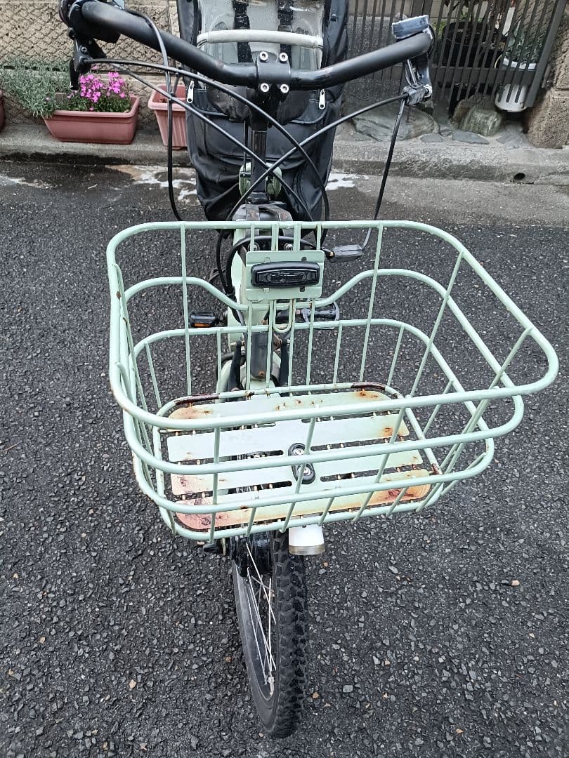 ジャンク ビッケモブ 電動アシスト自転車 チャイルドシート付き