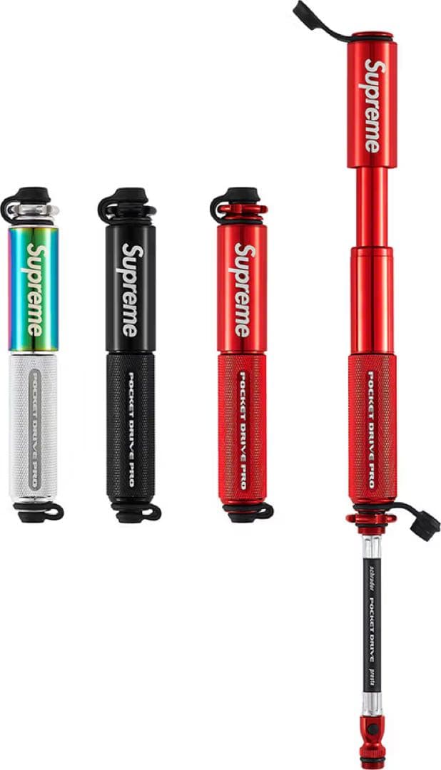 Supreme x LEZYNE POCKET DRIVE PRO レッド
