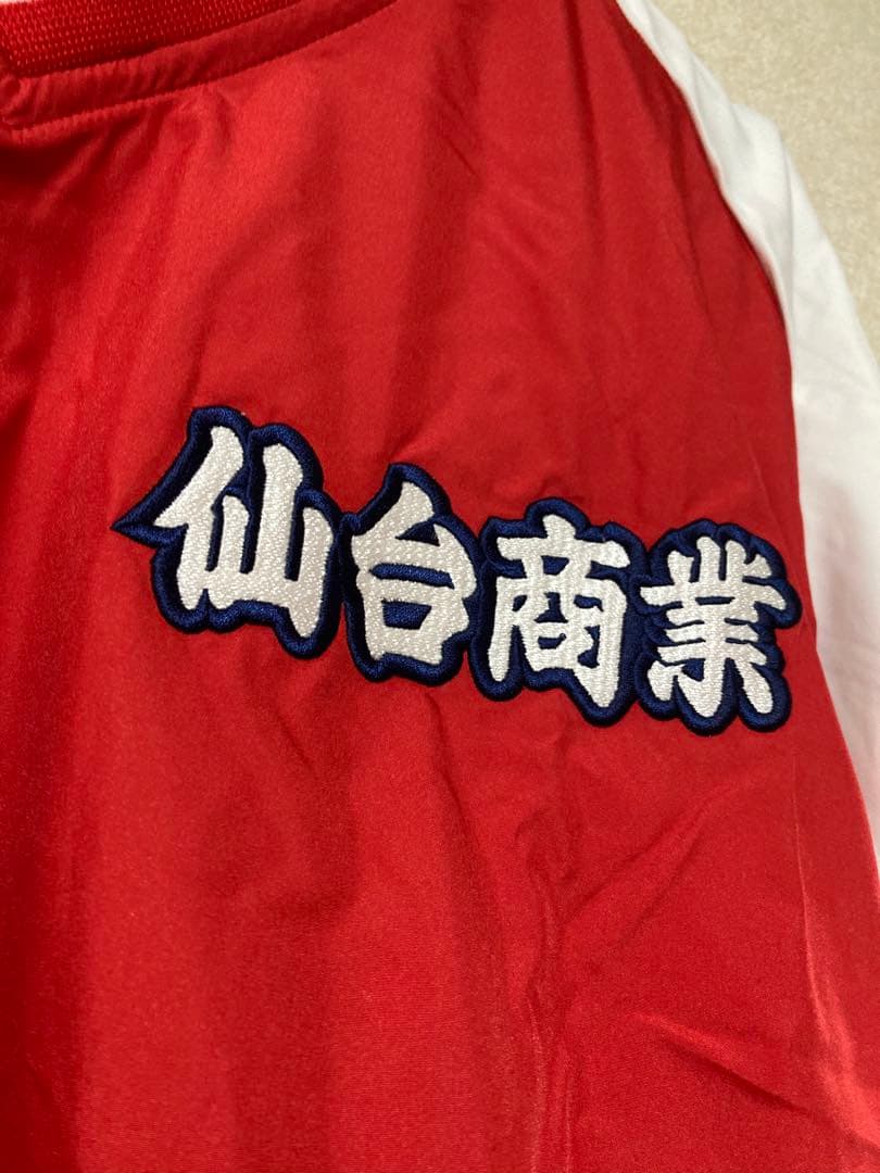 Mizuno Victory Stage 野球新品ジャケット M 赤/白