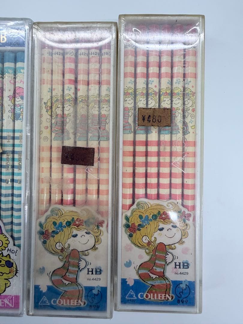 昭和レトロ。COLLEEN キャラクター鉛筆セット HB 6パック