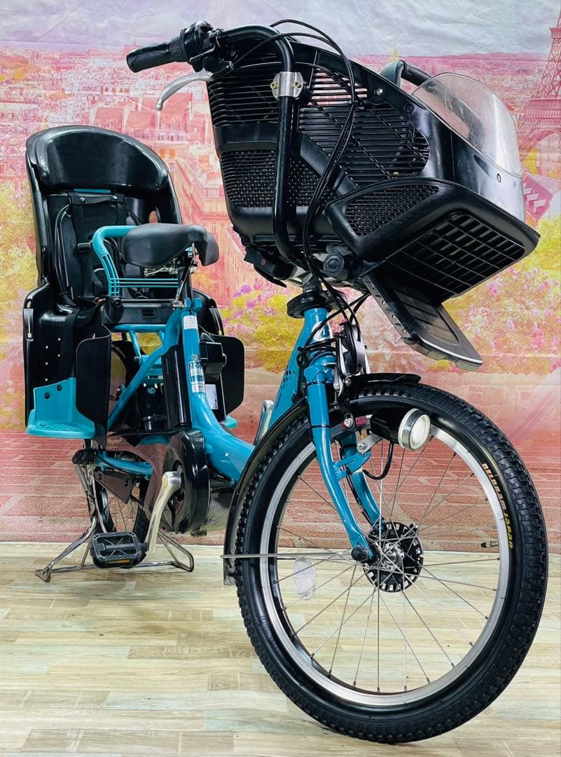 ZK3742 電動自転車 ブリヂストン アンジェリーノ 子供乗せ 20インチ