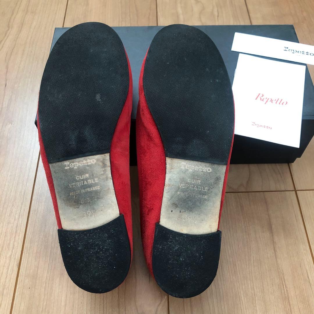 レペット　初期　バレエシューズ　スエード　39.5size