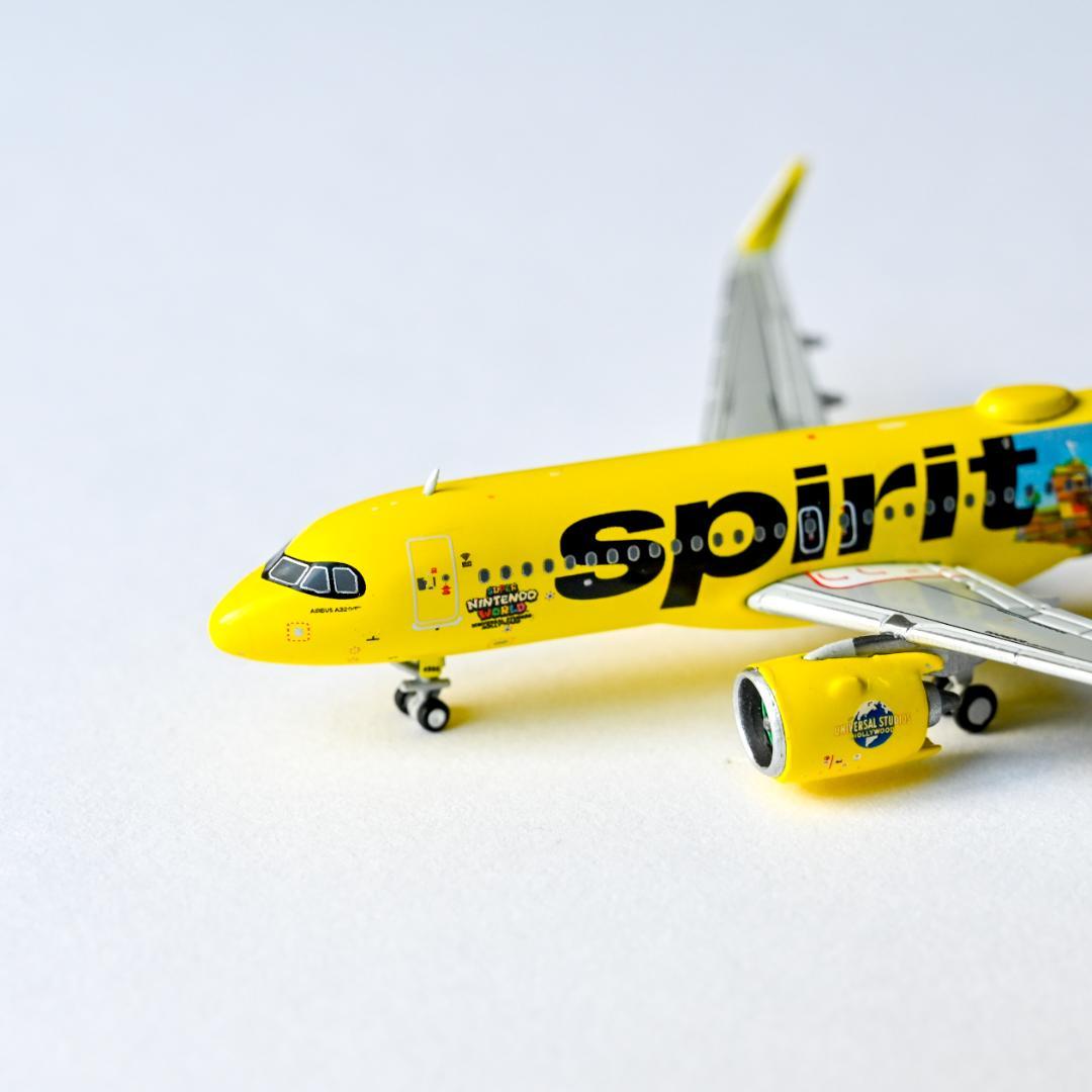 スピリット航空 A320neo 任天堂 スーパーマリオ 1/400