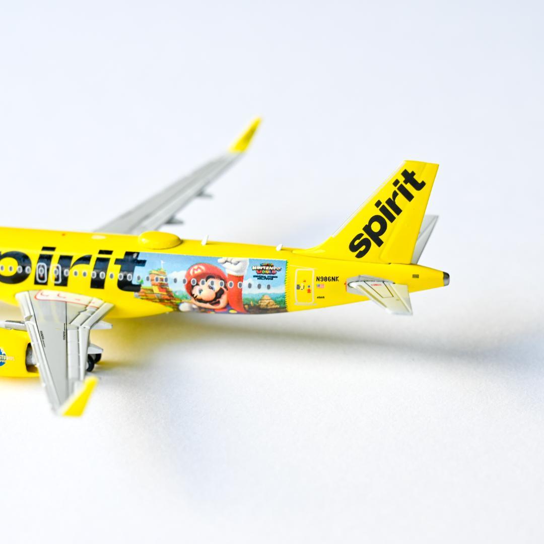 スピリット航空 A320neo 任天堂 スーパーマリオ 1/400