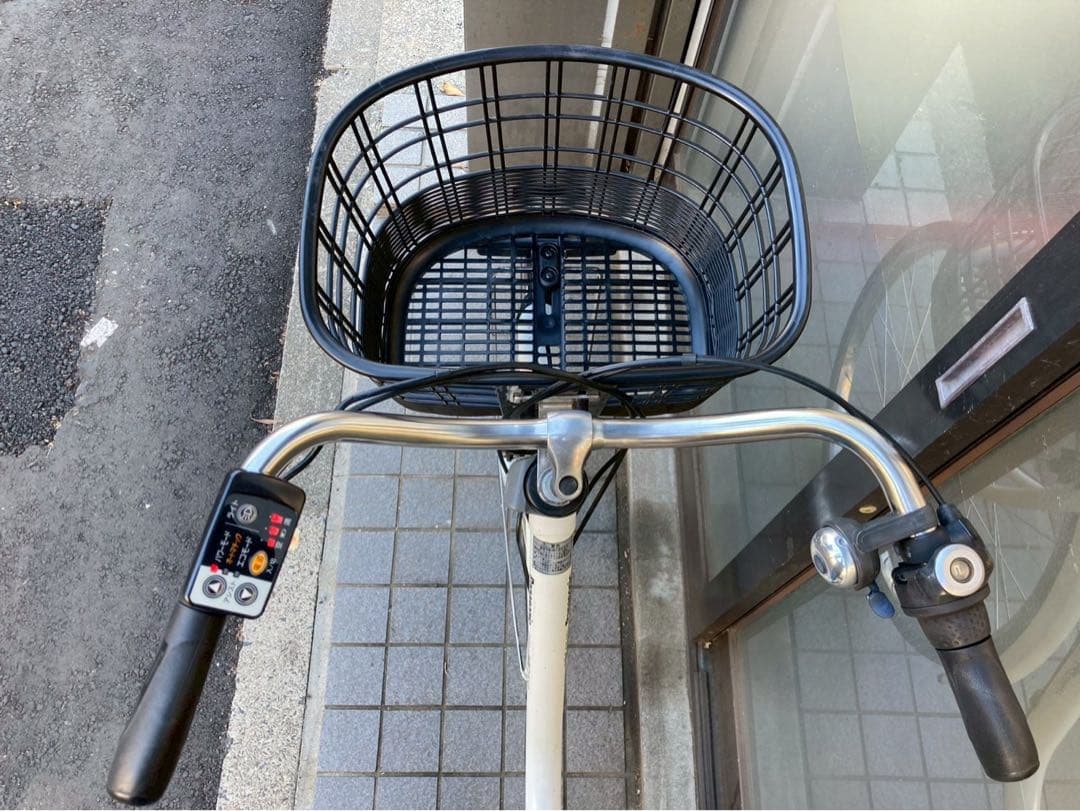 中古電動自転車 パナソニック リチウムビビFX 26インチ 白 横浜 №3733
