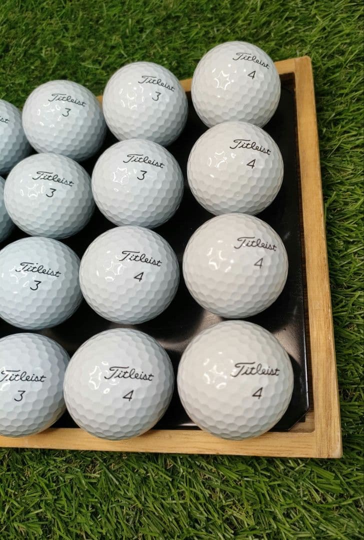 最新タイトリストPROV1　2025年モデル優良ロストボール20個。