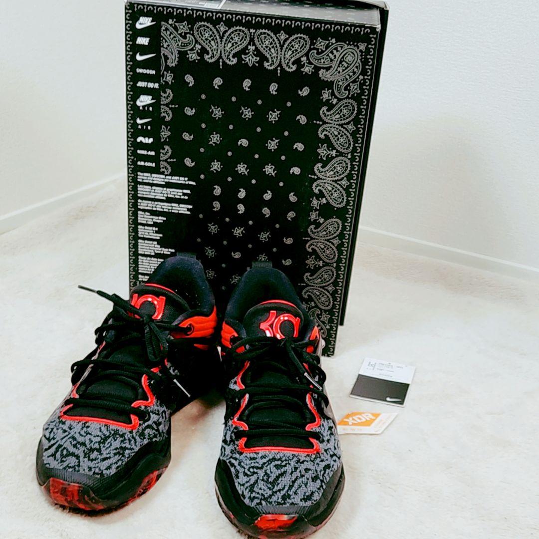 未使用 NIKE ナイキ バッシュ バスケット KD15EP 黒 ×赤 28.5