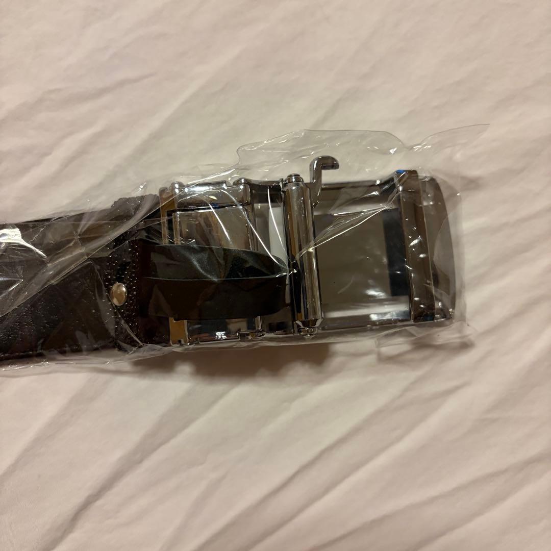 スティングレイ ベルト オートロック式 穴無し エイ革 キャビア加工 ドット柄