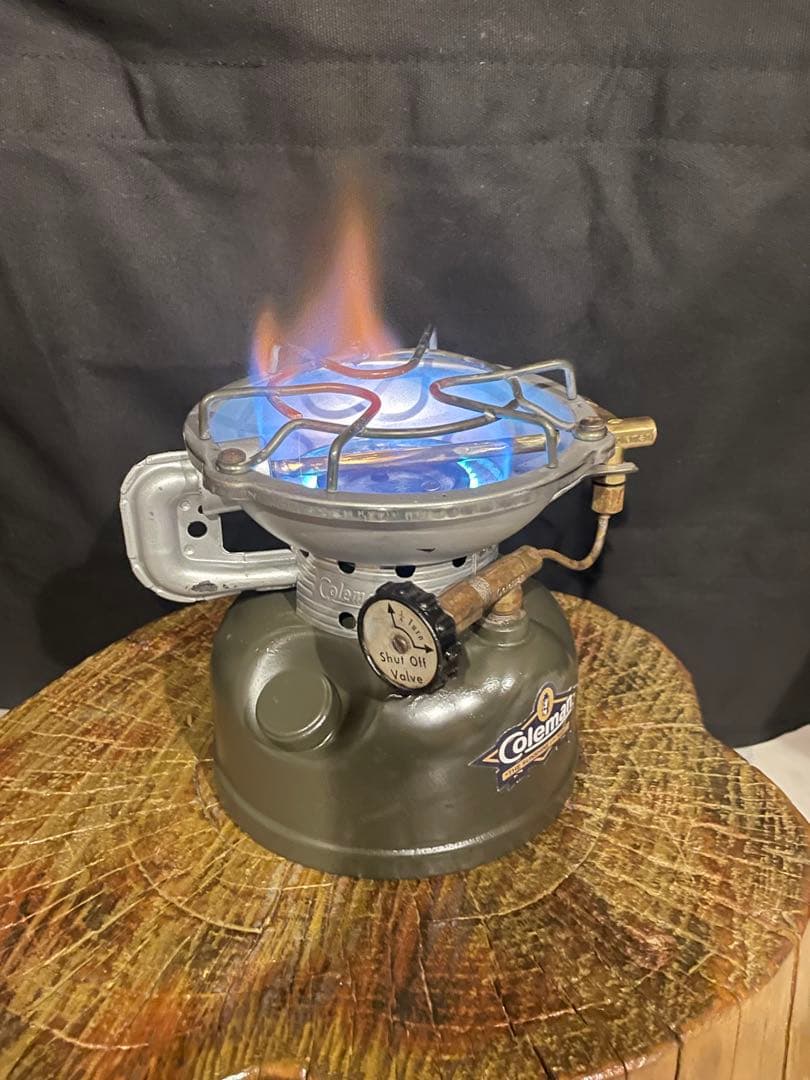 【塗装カスタム・中古動作確認済】Coleman 502 シングルバーナーコンロ