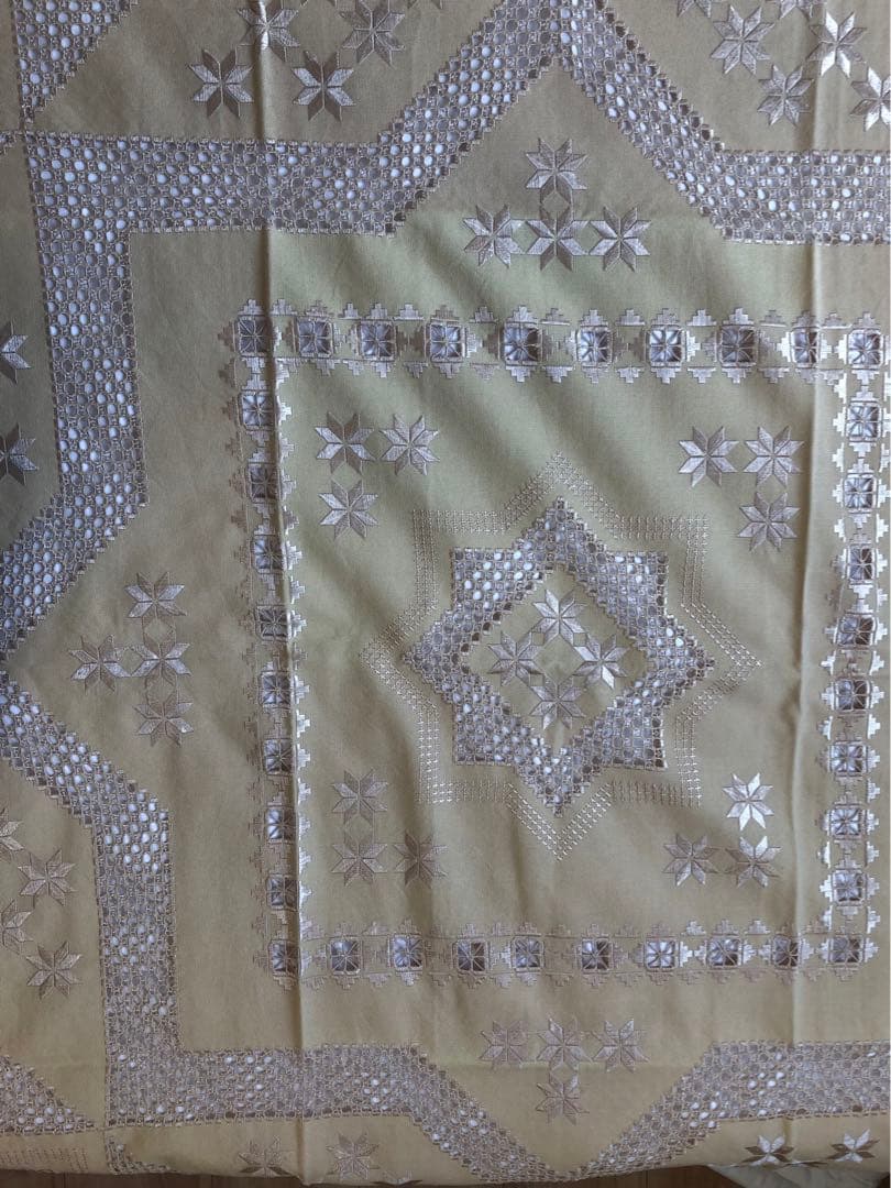 手縫テーブルクロス-Square 90x90cm