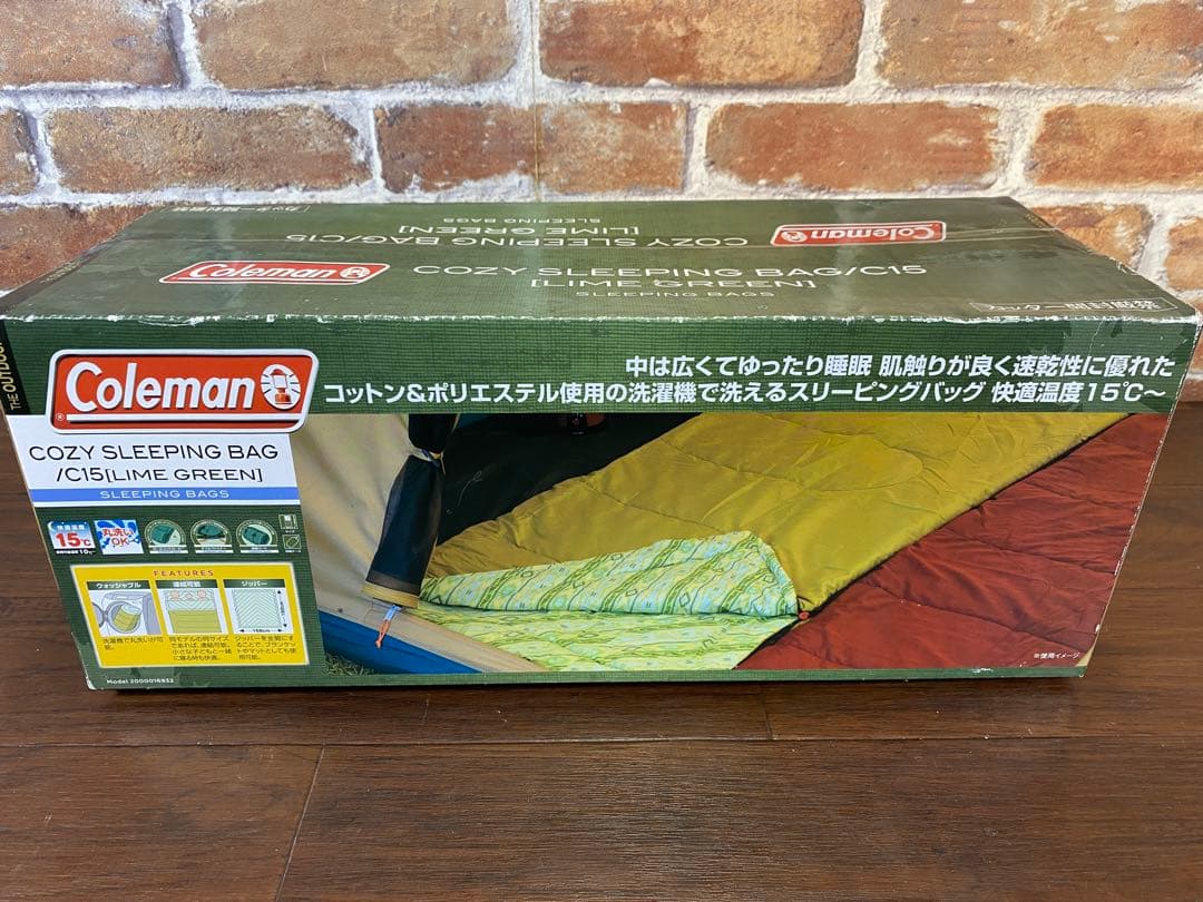2個 未使用コールマン コージースリーピングバッグ C15