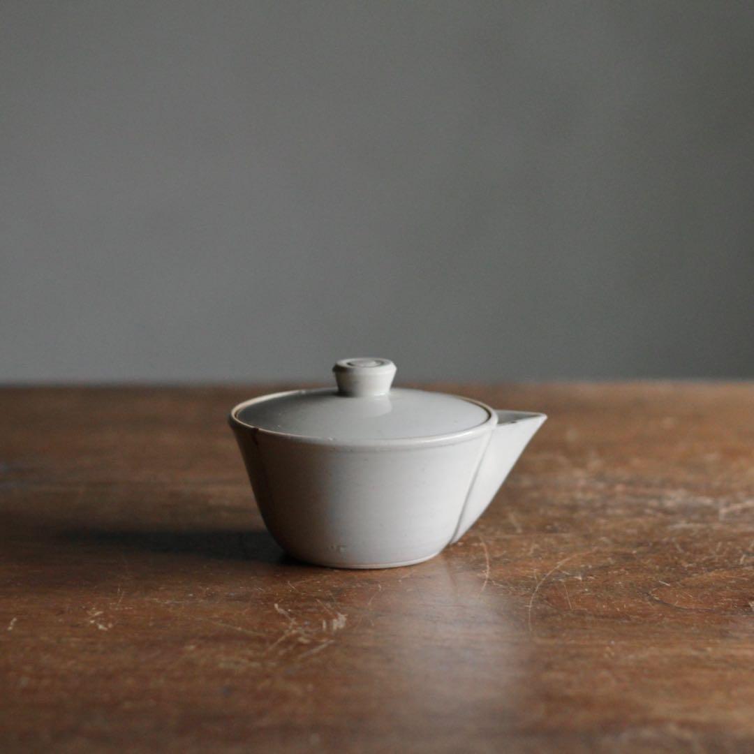 白磁 宝瓶 煎茶道具 煎茶器 古道具 アンティーク