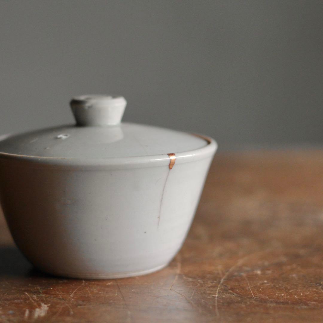 白磁 宝瓶 煎茶道具 煎茶器 古道具 アンティーク