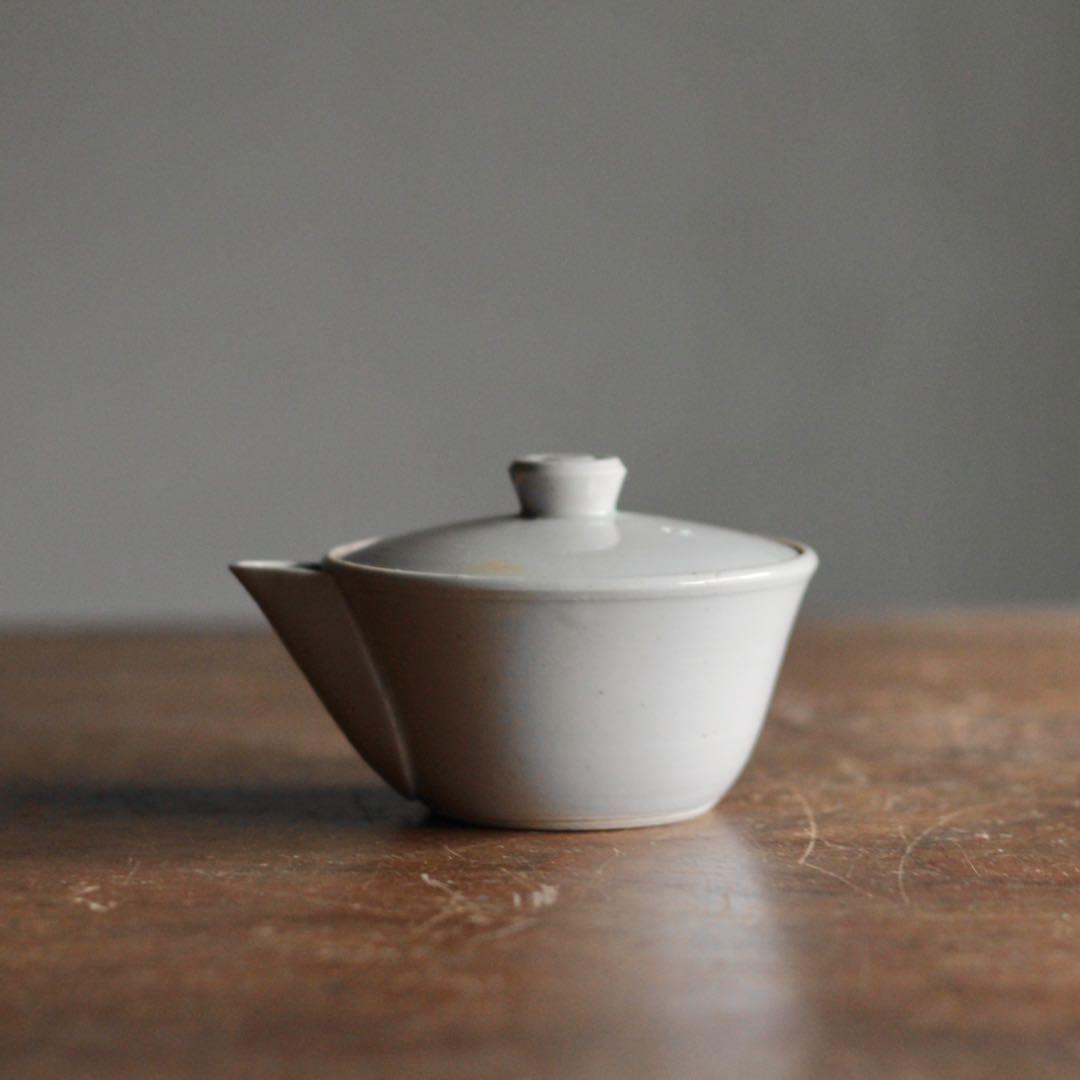 白磁 宝瓶 煎茶道具 煎茶器 古道具 アンティーク