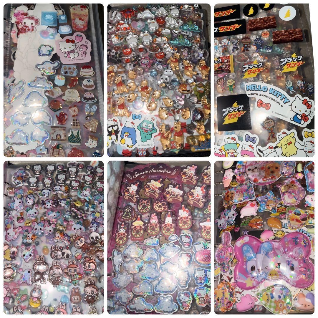 A 5 シール帳完成品　ボンボンドロップシールなど