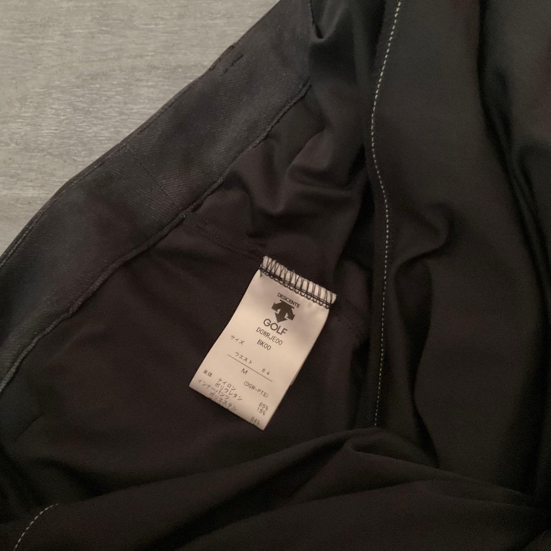 極美品DESCENT GOLF LUXE ブラック系ティアードプリーツスカート