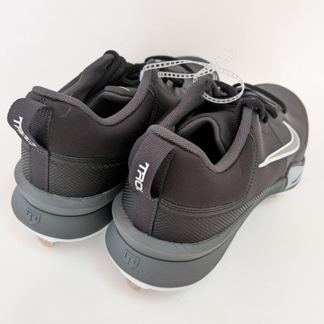 NIKE スパイク ベースボール ロゴ大きめ ブラック 金具 25cm US7