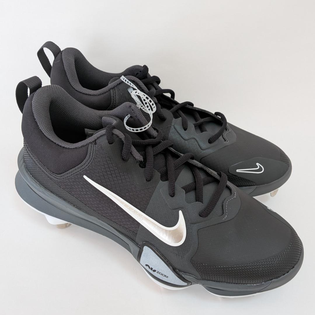 NIKE スパイク ベースボール ロゴ大きめ ブラック 金具 25cm US7