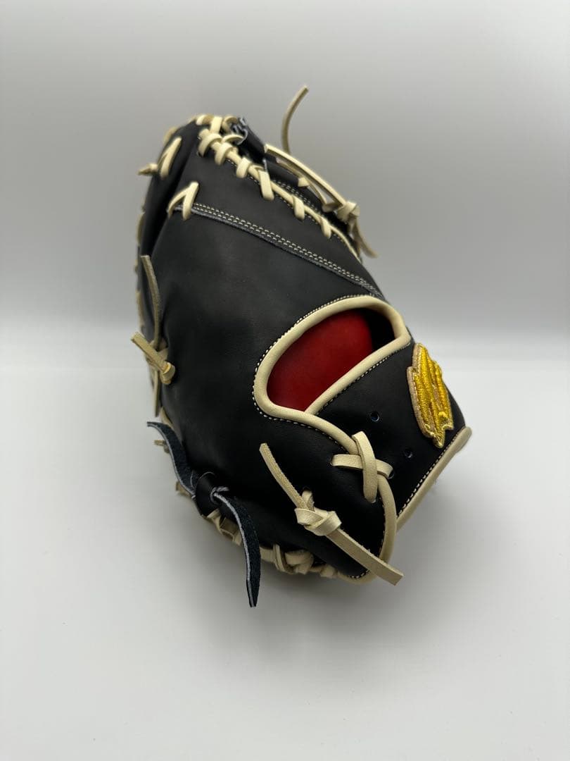 硬式野球グローブ 黒 レザー