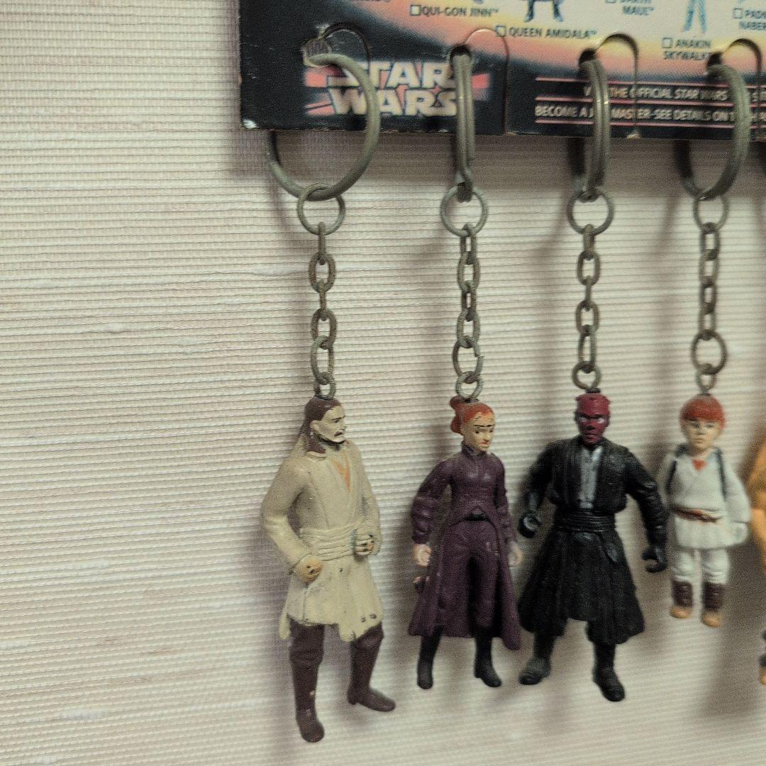スター・ウォーズ エピソード 1　フィギュア　キーホルダー　6体セット