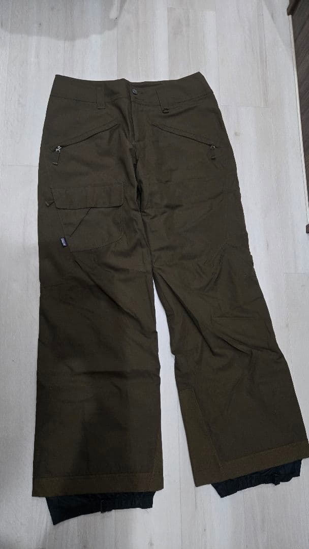 Patagonia ダークブラウン スノーパンツ M h2no 美品