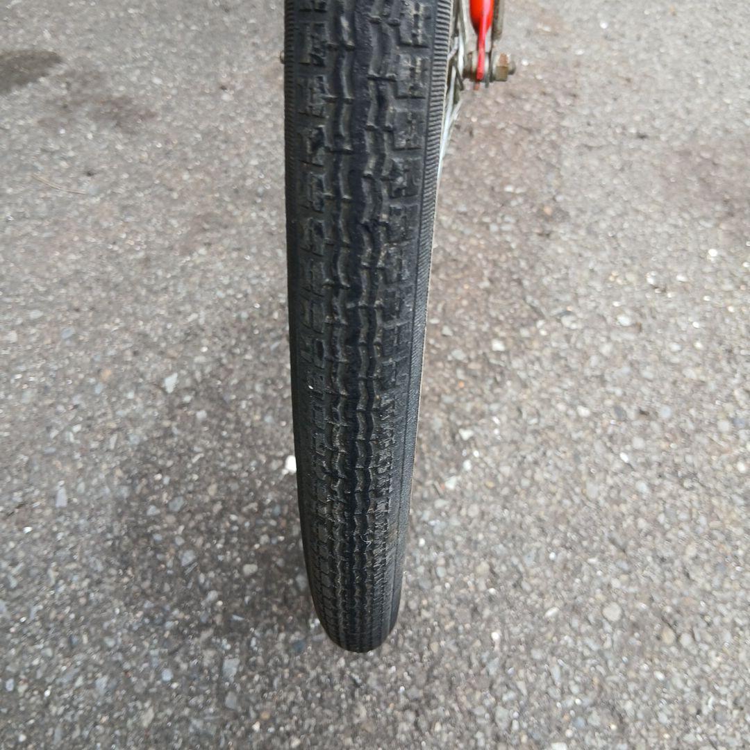 昭和レトロ　当時物　自転車　26インチ　レッド　乗れます