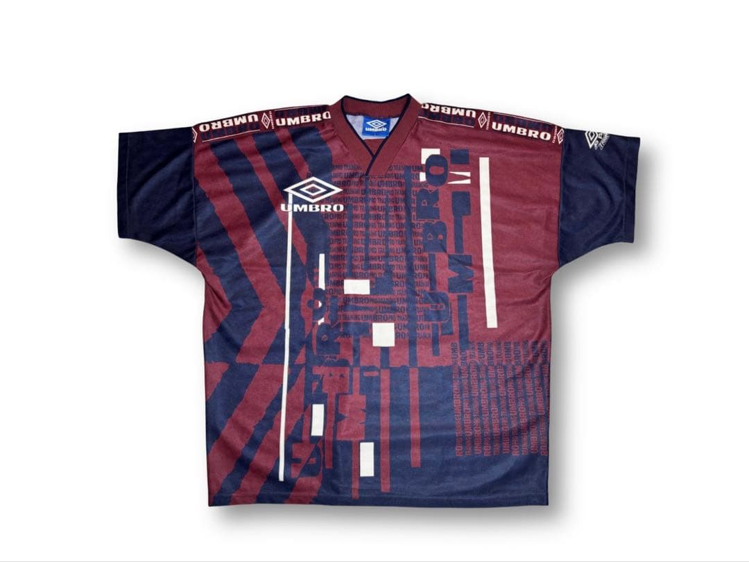 英国製 90s UMBRO GAME SHIRT アンブロ サッカー シャツ