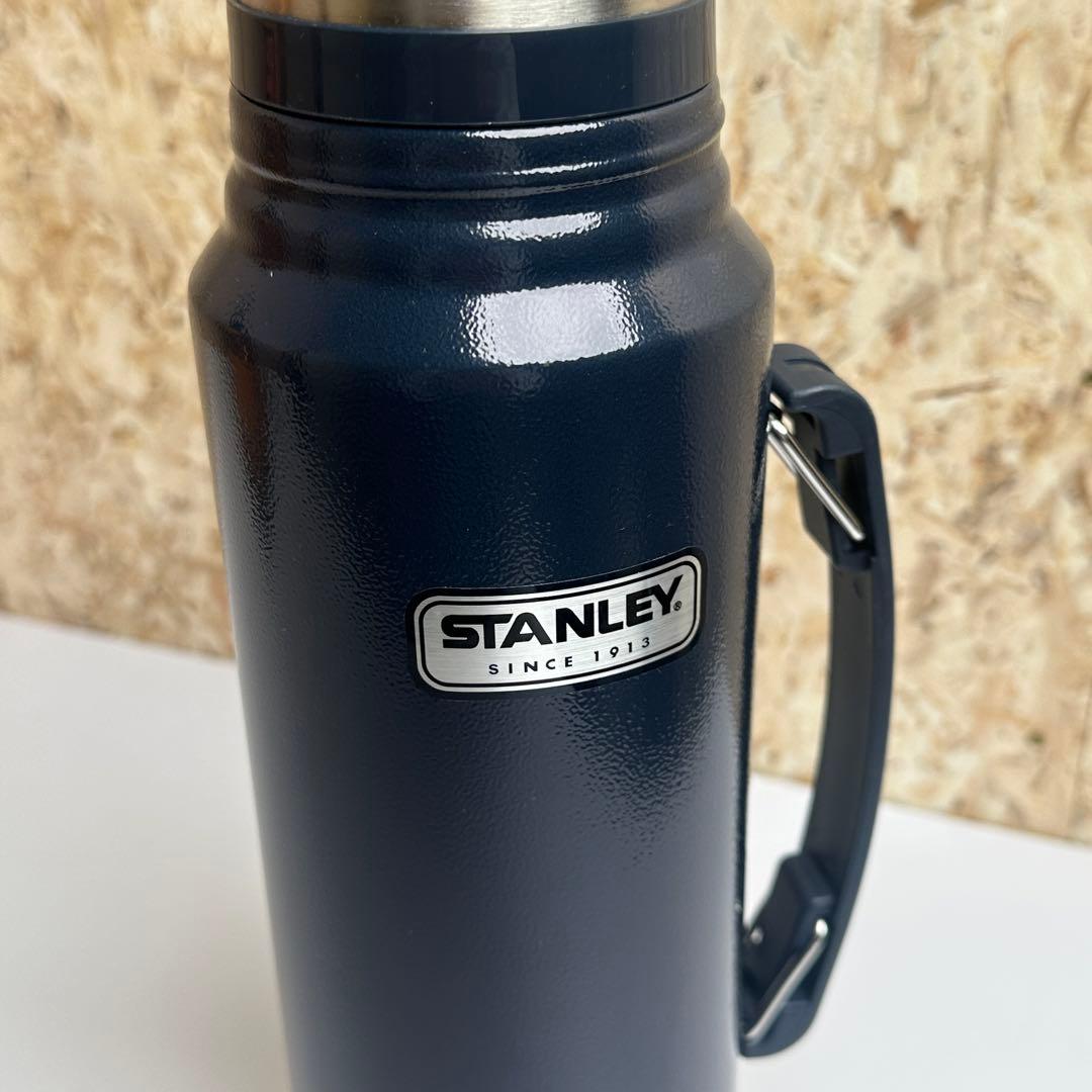 【未使用品】 スタンレー 旧ロゴ 真空ボトル 1L ネイビー