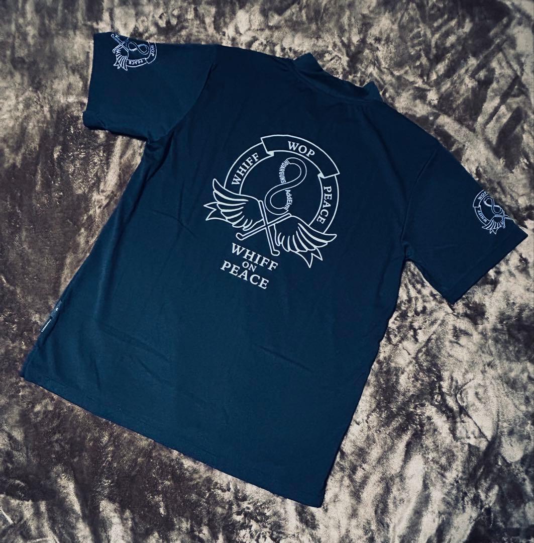 美品 ロアーガンズ AddElm INFINITI LOGOモックネックTシャツ