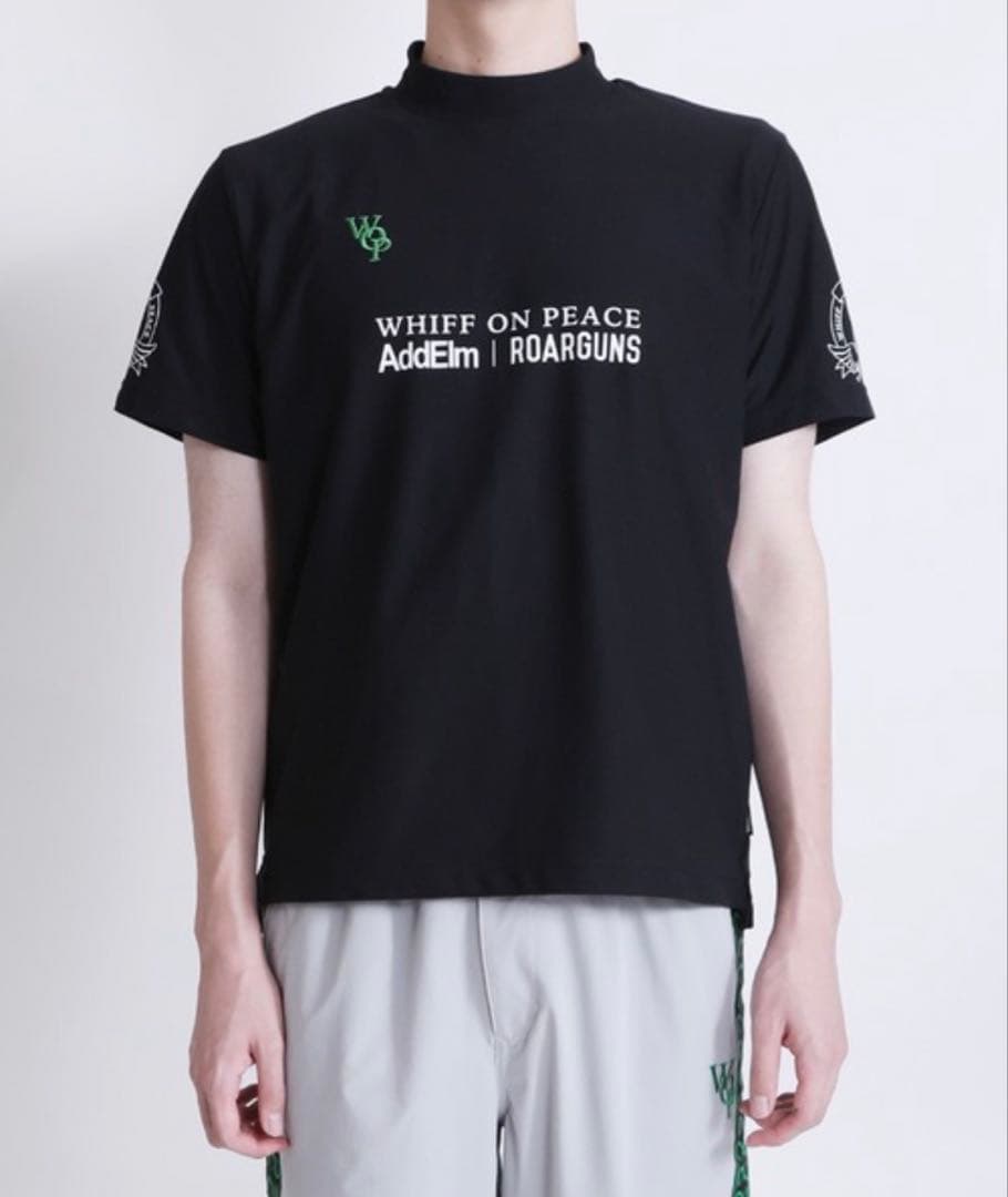 美品 ロアーガンズ AddElm INFINITI LOGOモックネックTシャツ
