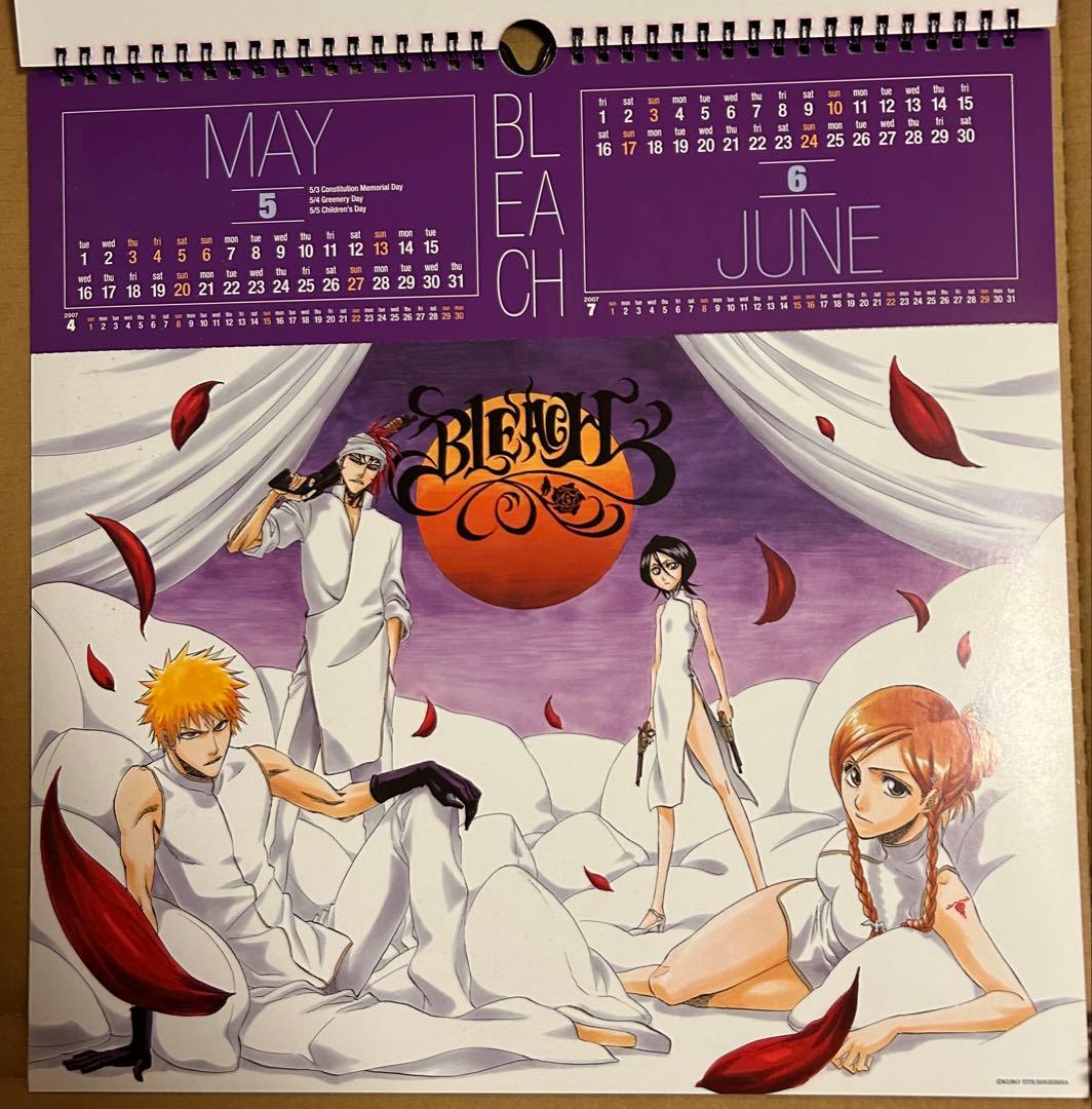 BLEACH コミックカレンダー2007 一護 日番谷 ルキア 浦原 乱菊 ギン