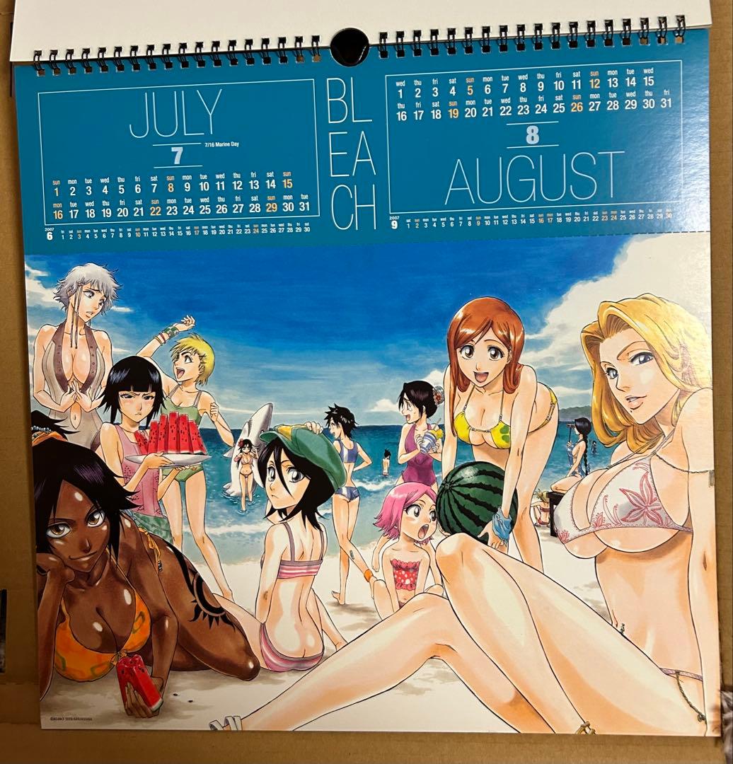 BLEACH コミックカレンダー2007 一護 日番谷 ルキア 浦原 乱菊 ギン