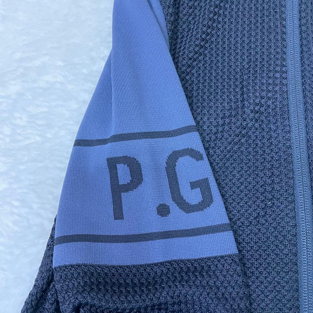 未使用級　PEARLY GATES ニット　メッシュ　ネイビー ジャケット