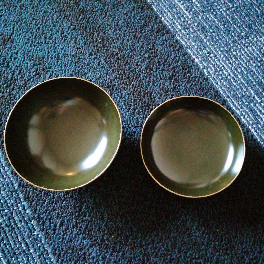 漆器　金彩野花蓋付吸物椀　10客　11.5cm　明治〜大正期