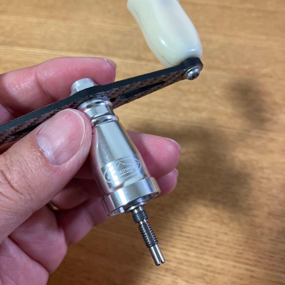 レア　ZPI シマノ用　ダブルハンドル　ボーンノブ　ゴメクサス　スタンド