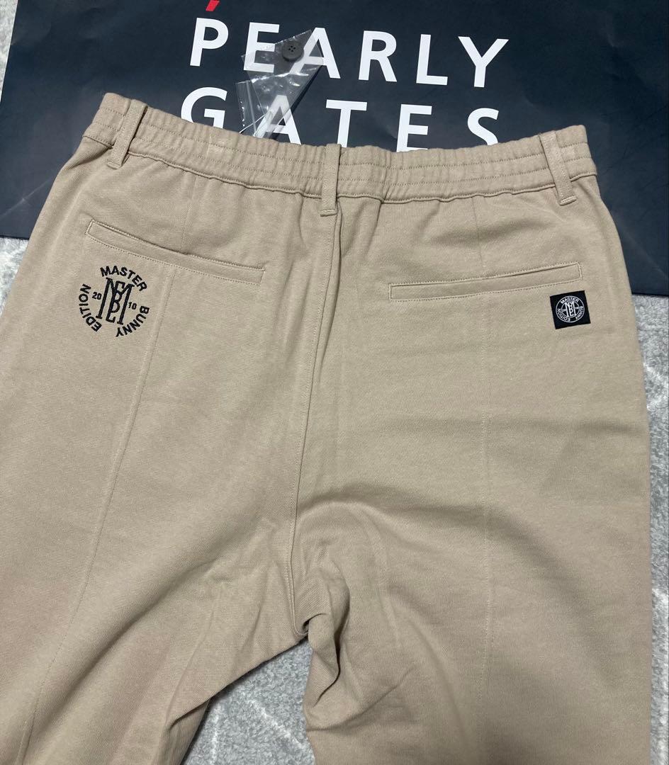 新品 パーリーゲイツ マスターバニー レーヨン裏毛ストレッチパンツ(4)サイズM