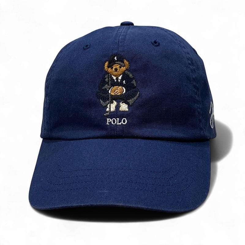 POLO GOLF ポロ ゴルフ キャップ ONE SIZE ネイビー 刺繍