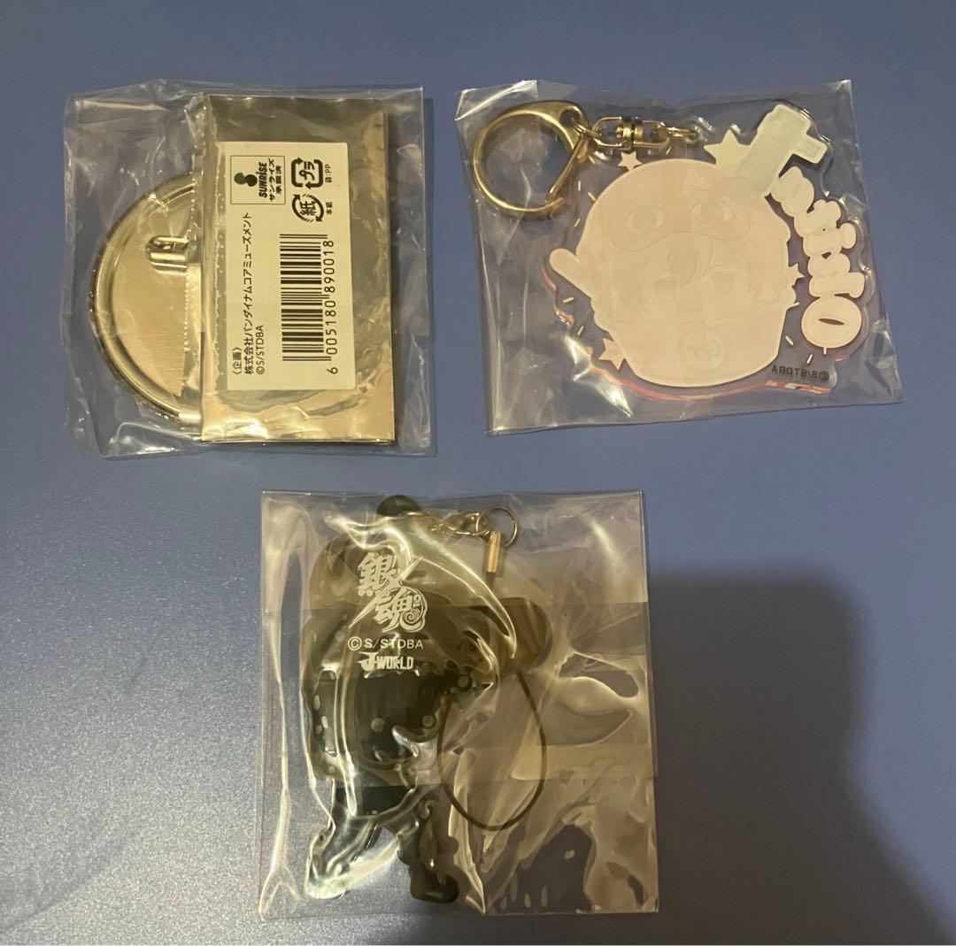 銀魂　沖田総悟　缶バッジ　アクキー　ラバスト