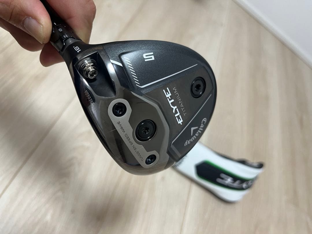 キャロウェイ エリート チタニウム 5W 18度日本仕様　　ベンタスTRブルー