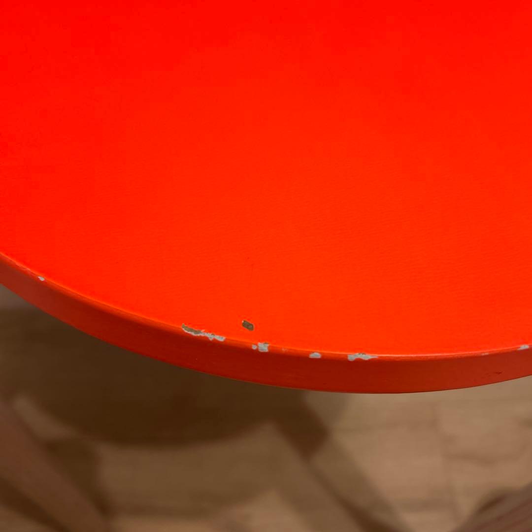 廃盤　イケア　超希少　蛍光色　オレンジ　スツール　IKEA 椅子　チェア　家具