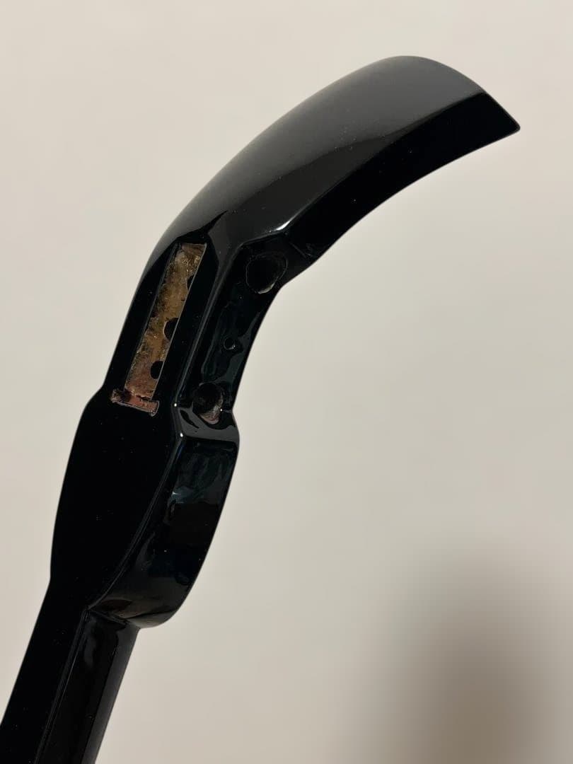 沖縄三線用　黒塗り　棹