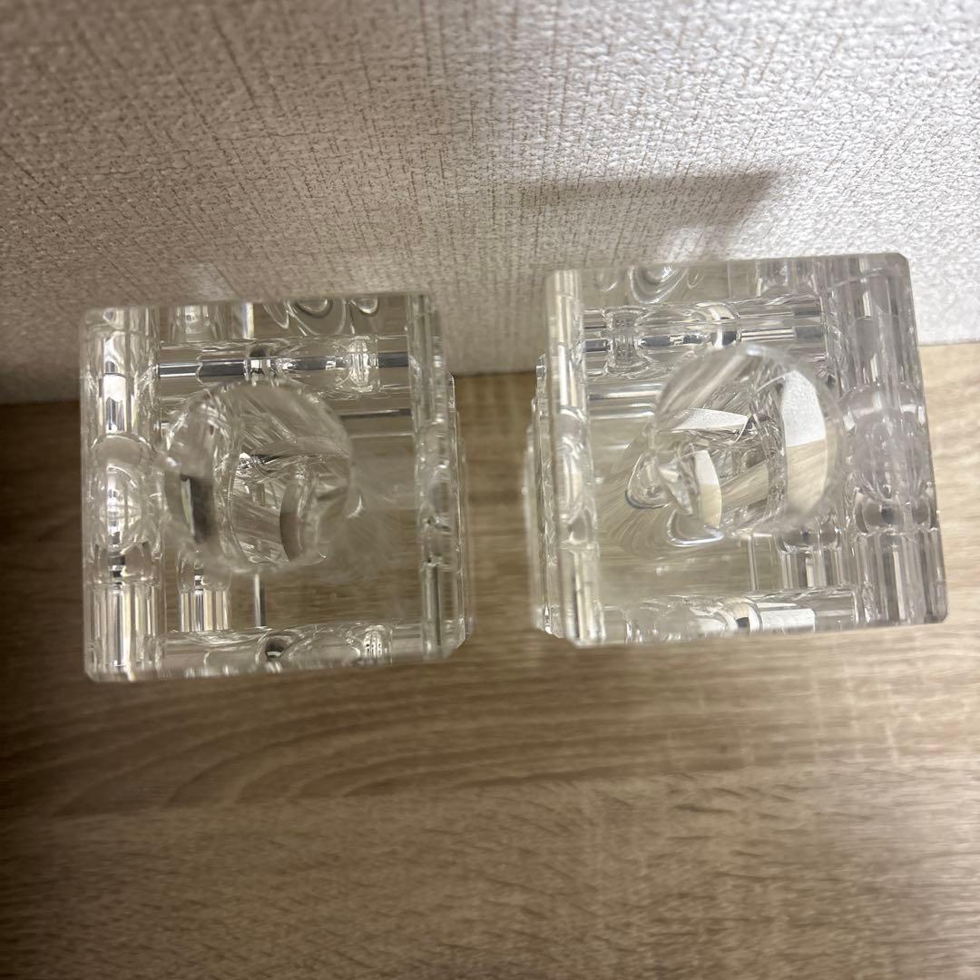 NARUMI ナルミ グラスワークス フラワーベース サーフ 一輪挿し 2個