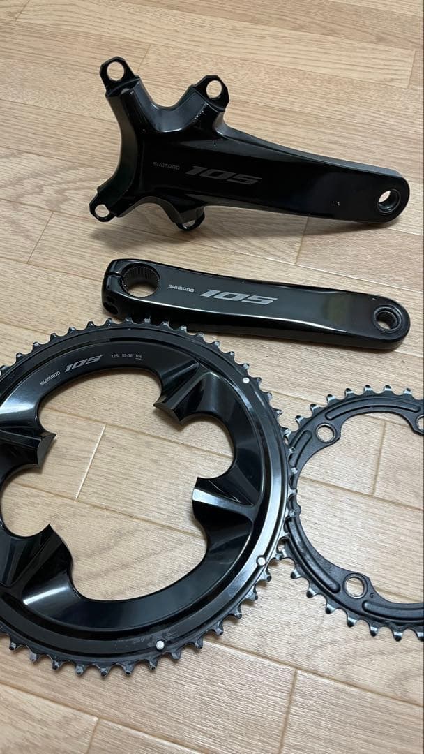 Shimano 105 クランクセット 165mm ブラック