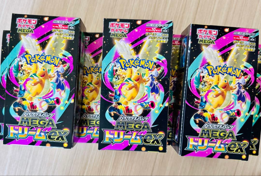 ハイクラス ポケモンカードゲーム　シュリンクなし　MEGAドリームex 7BOX