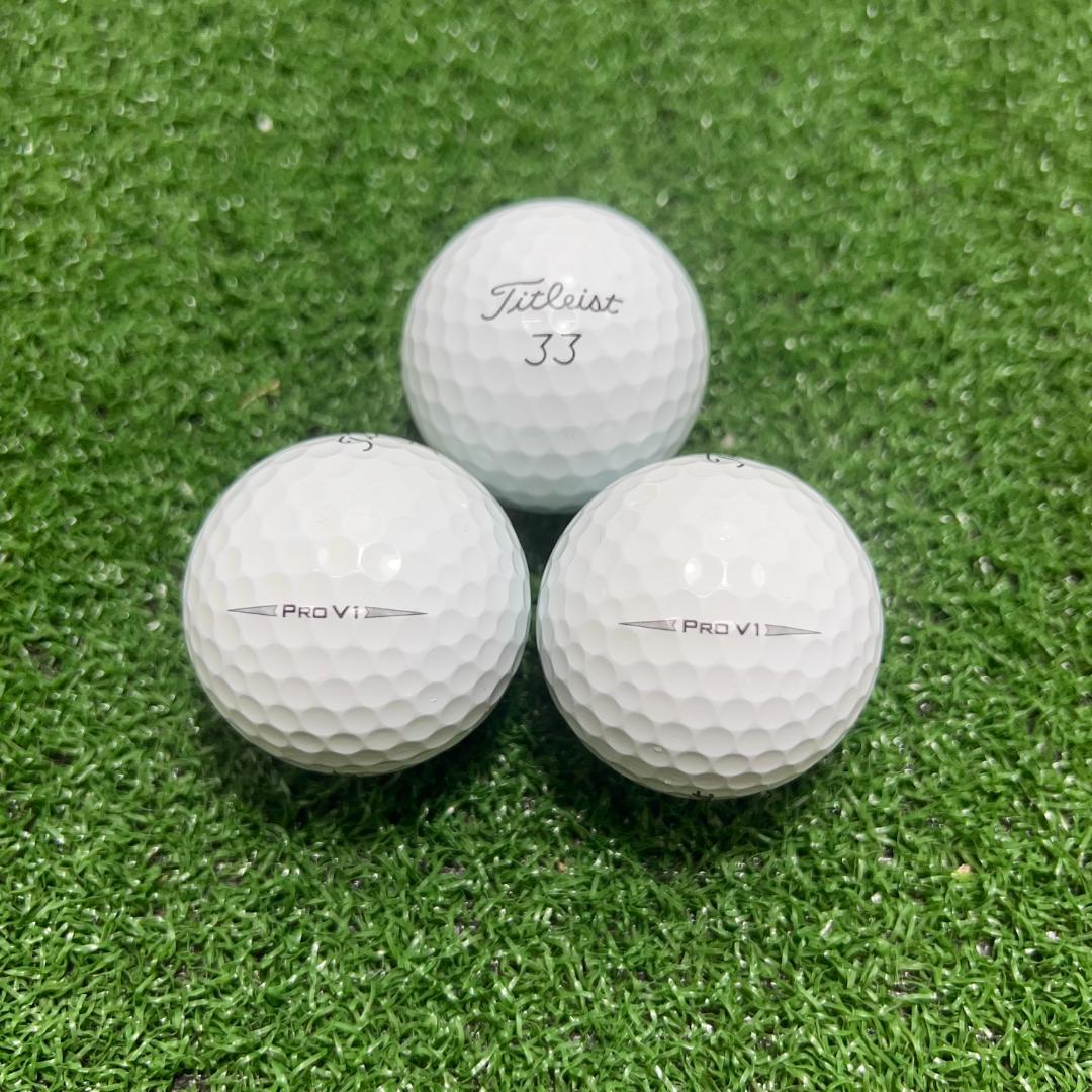 【S133】Titleist PRO V1 白 19年 ロストボール 24球