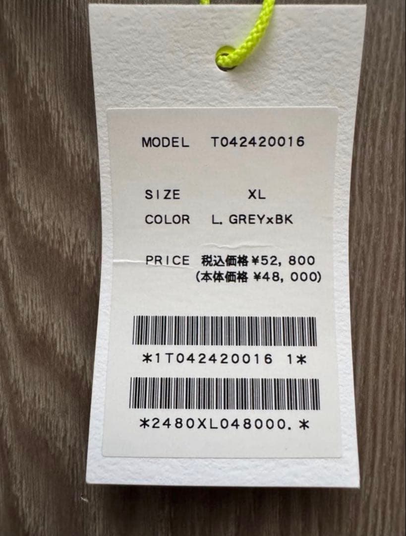 新品未使用　TFW49 ハーフジップ　フーディー　パーカー　サイズXL
