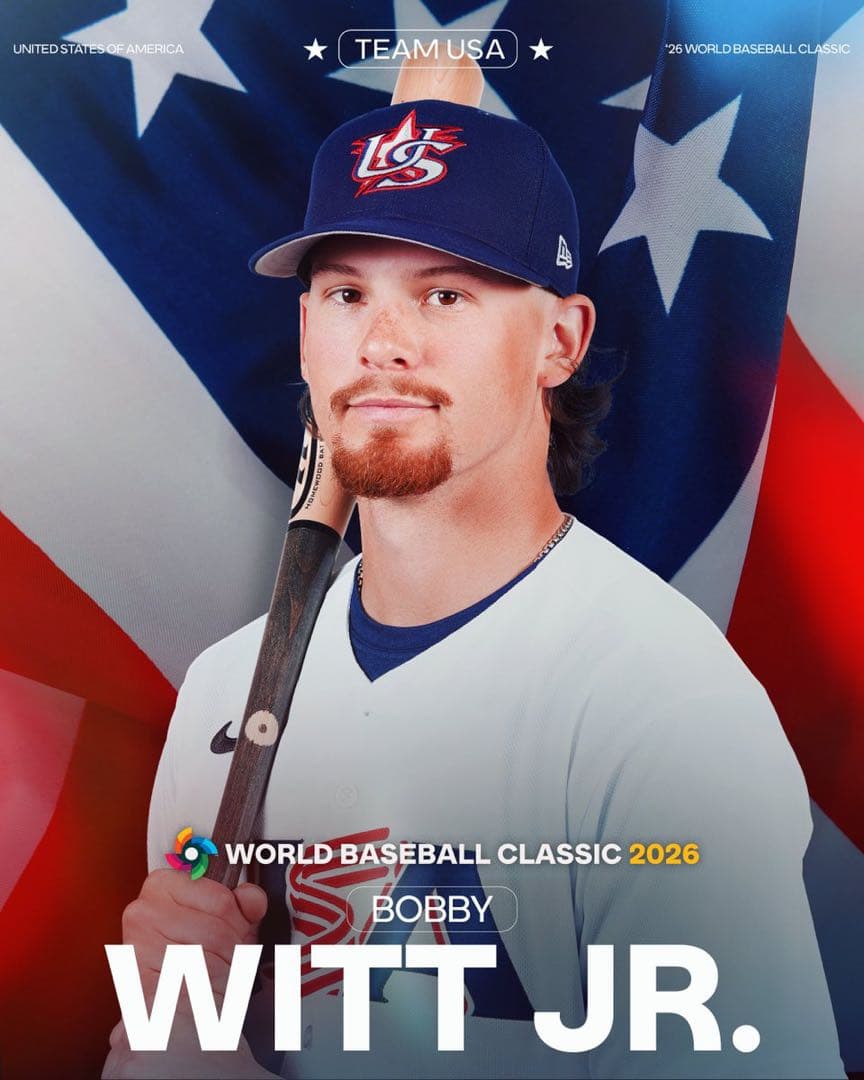 超激レア　WBC アメリカ代表 ウィットJr 記念ボール　（即完売）