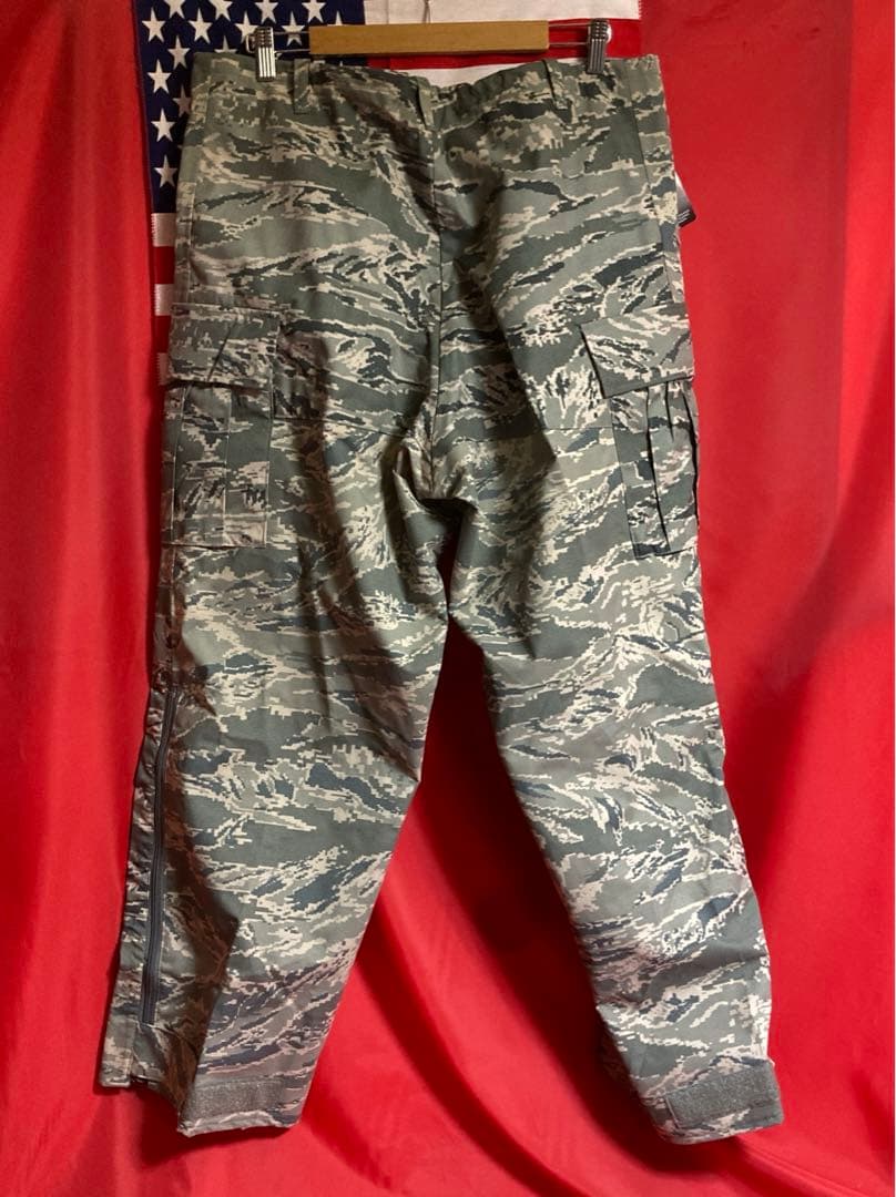 米空軍ABUタイガーカモ ゴアテックス オーバーパンツ L-R 新品紙タグ付