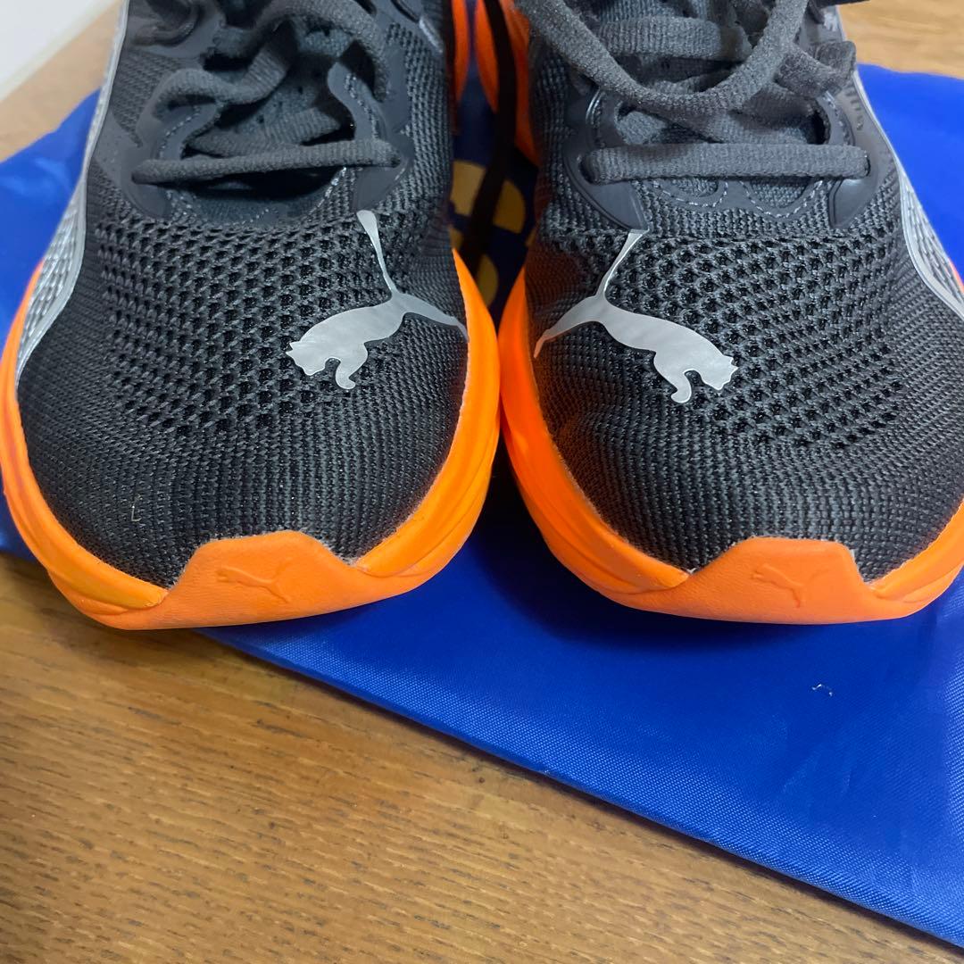 PUMA シューズ 309707-26 26cm グレー/オレンジ