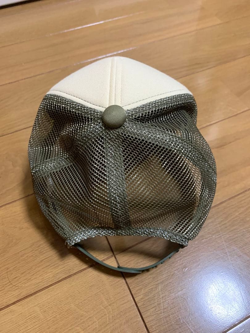 ロサーセン メンズ ロゴ刺繍 メッシュ キャップ ベージュ ゴルフ
